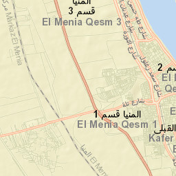 Al Minyā Street Map