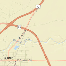 Sinton Street Map
