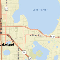 Lakeland Street Map