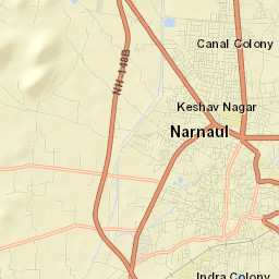 Narnaul Street Map