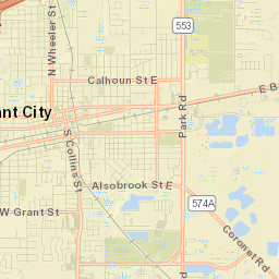 Plant City Street Map