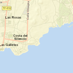 Las Rosas Street Map