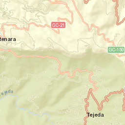 Tejeda Street Map