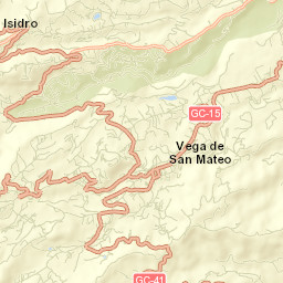 Vega de San Mateo Street Map