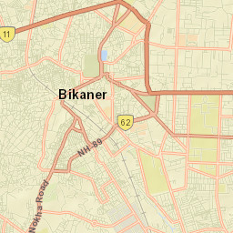 Bikaner Street Map