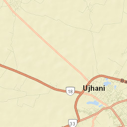 Ujhani Street Map