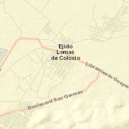 San José de Guaymas Street Map