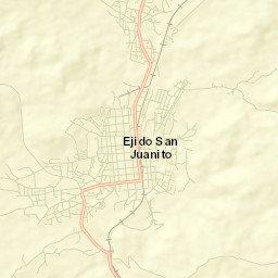 San Juanito Street Map