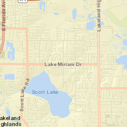 Lakeland Highlands Street Map