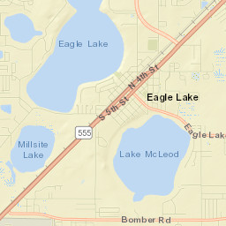 Eagle Lake Street Map