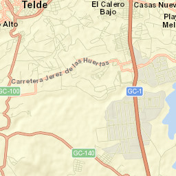 Telde Street Map