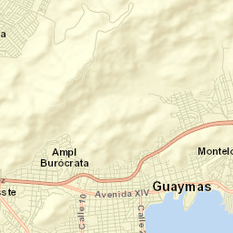 Heroica Guaymas Street Map