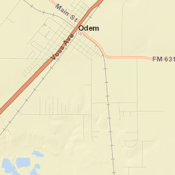 Odem Street Map