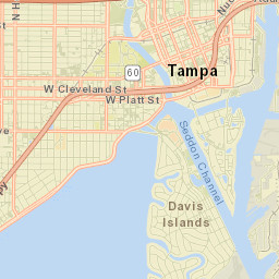 Tampa Street Map