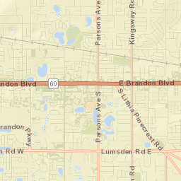 Brandon Street Map