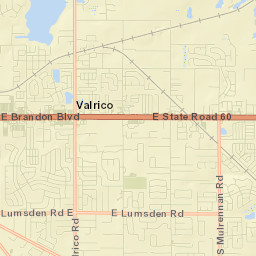 Valrico Street Map