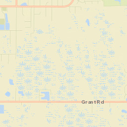 Grant-Valkaria Street Map