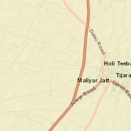 Tijara Street Map