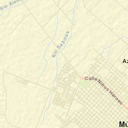 Ciudad Melchor Múzquiz Street Map