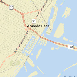 Aransas Pass Street Map