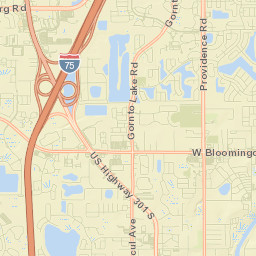 Hillsborough County Street Map