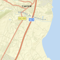Carrizal Street Map