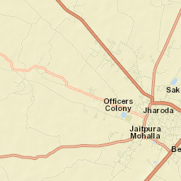 Behror Street Map