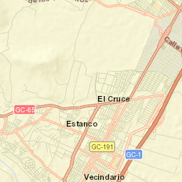 Vecindario Street Map