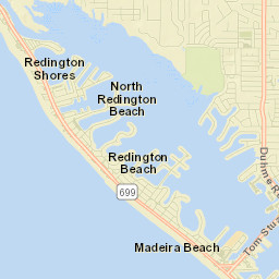 Redington Beach Street Map
