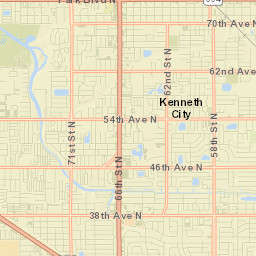 Kenneth City Street Map