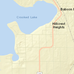 Babson Park Street Map