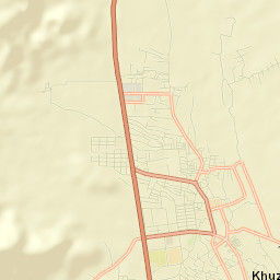 Khuzdar Street Map