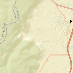 Firozpur Jhirka Street Map