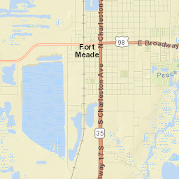 Fort Meade Street Map