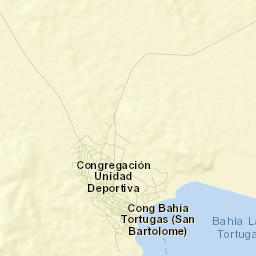 Bahía Tortugas Street Map