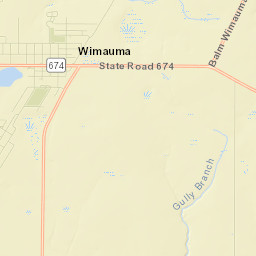 Wimauma Street Map