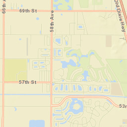 Winter Beach Street Map