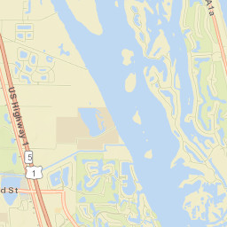 Indian River Shores Street Map