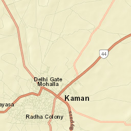 Kaman Street Map
