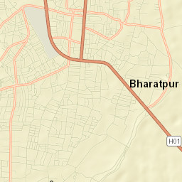 Bharatpur Street Map