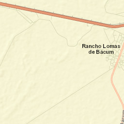 Loma de Bácum Street Map