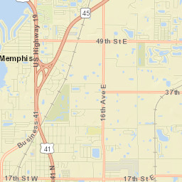 Memphis Street Map