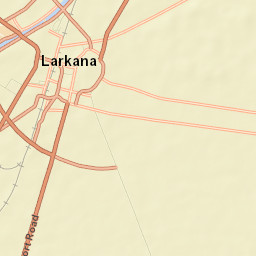 Larkana Street Map