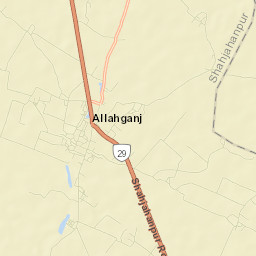 Allahganj Street Map