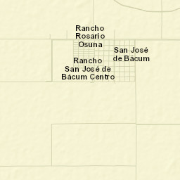 San José de Bacum Street Map