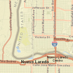 Laredo Street Map