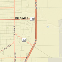 Kingsville Street Map