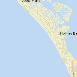 Holmes Beach Street Map