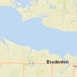 West Bradenton Street Map