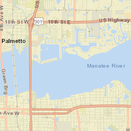Palmetto Street Map